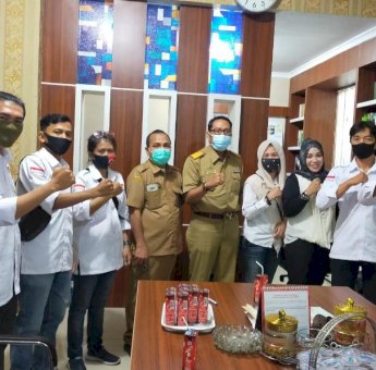Kadinsos Makassar Terima Audiensi AJO Indonesia