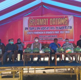 Bupati Bone Singgung Masalah Jalan Dalam Sambutan Peresmian Hutan Pinus di Bulu Tanah