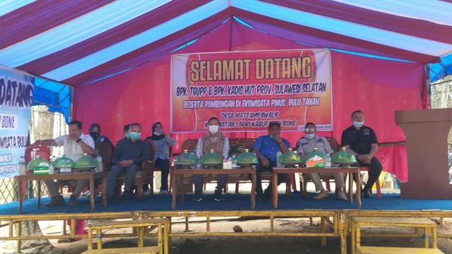 Bupati Bone Singgung Masalah Jalan Dalam Sambutan Peresmian Hutan Pinus di Bulu Tanah