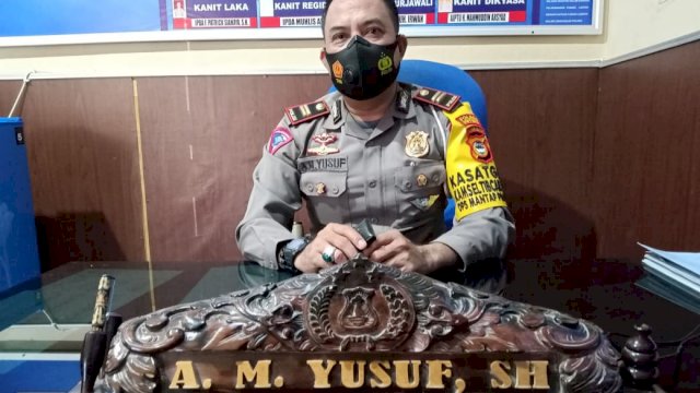 Kasat Lantas Polres Soppeng, Iptu A. Muh. Yusuf.