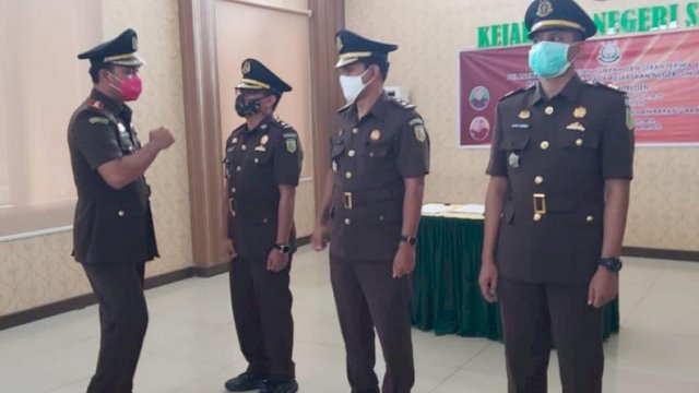 Kasi Intel dan Kasi BB Kejaksaan Sinjai Berganti, Ini Pesan Kajari