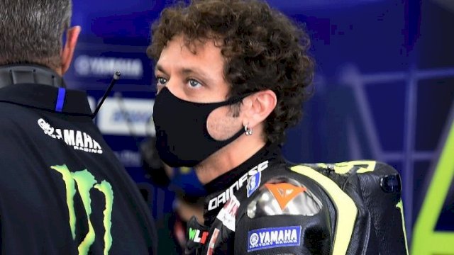 Pembalap Monster Energy Yamaha MotoGP, Valentino Rossi. (INT)