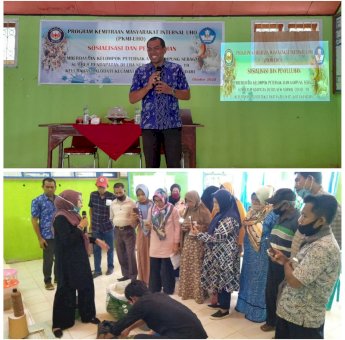 Tingkatkan Produktivitas Ayam Kampung di Tengah Pendemi, TIM PKM-I Peternakan UHO Adakan Pelatihan dan Bimtek