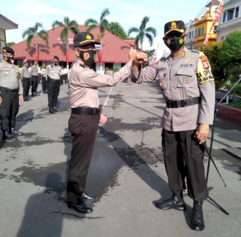 Perkuat Pengamanan di Makassar, Polres Gowa kirim 60 Personil Bersama Peralatan Anti Huru Hara