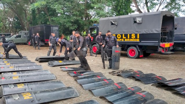 Masyarakat Evaluasi Kepemimpinan Tafaddal Jilid II, 1 SSK Brimob Batalyon C Pelopor Disiagakan