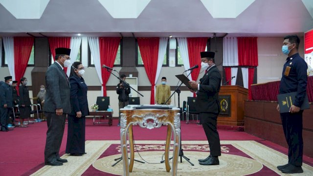 Melantik Pejabat Lingkup Pemprov, Wagub Sulsel: Jabatan Bukan Hadiah
