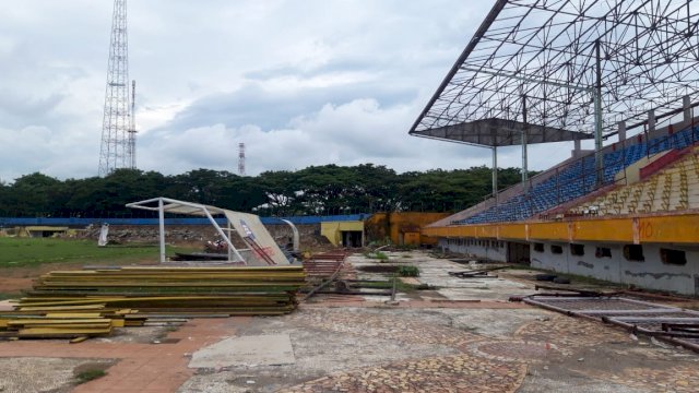 Progres Bongkar Stadion Mattoanging Capai 10 Persen, Jejak Sejarah Tetap Dipertahankan