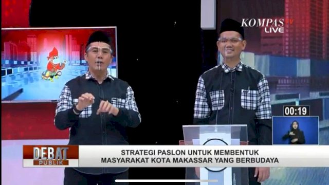 Debat Kandidat Pilwali Makassar 2020: Akademisi Nilai DILAN Unggul Penguasaan Materi