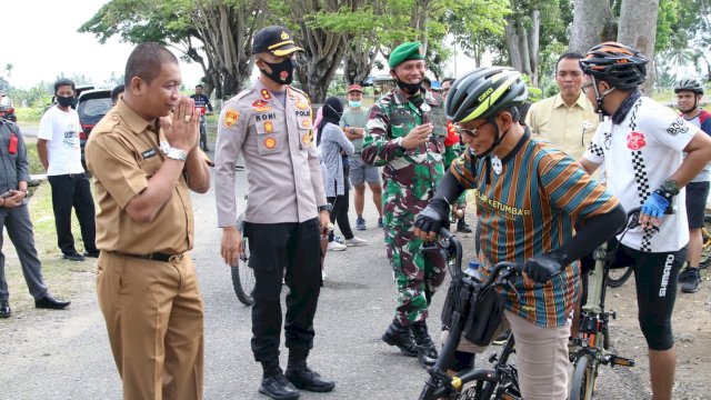 Bersepeda di Bumi Latemmamala, Segini Jarak Tempuh yang Dilalui Kepala BPK Sulsel