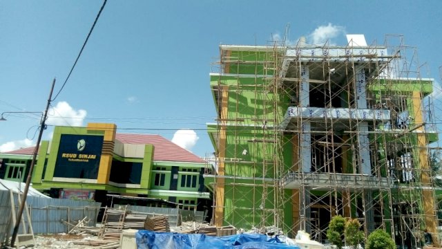 Pembangunan Gedung Rawat Jalan RSUD Sinjai Segera Rampung, Telan Anggaran Rp 17 Miliar