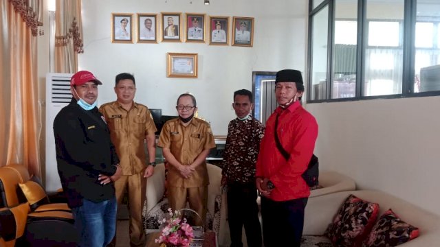 KPID Sultra bersama Diskominfo Baubau. Foto: istimewa