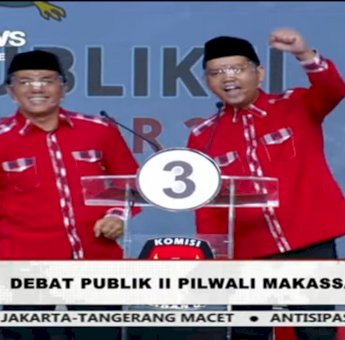 Pilwali Makassar 2020. Paling Kompak, Akademisi Sebut Performa DILAN di Debat II Ibarat Dwitunggal