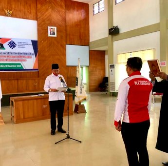 Tingkatkan Kinerja, BLK Kendari Lantik Pejabat Fungsional Arsiparis