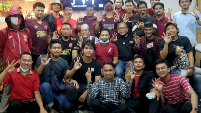 Pilwali Makassar 2020. Gabungan Suporter Lintas Komunitas Dukung DILAN