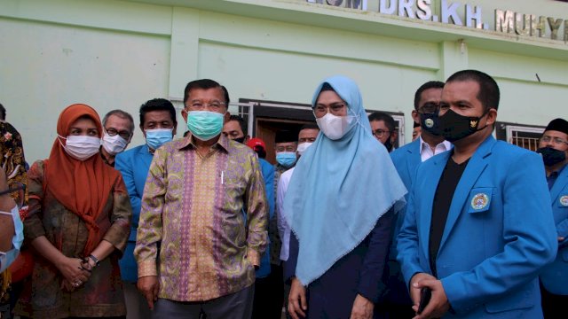 Jusuf Kalla Apresiasi Majdah, Hadirkan New Kampus UIM &ldquo;Ikon Baru Makassar&rdquo;