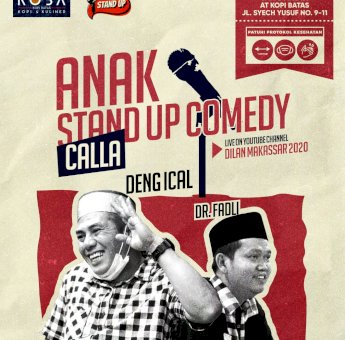 Pilwali Makassar 2020. Komika Makassar Tunjukkan Dukungan ke DILAN Lewat Event Stand Up Comedy