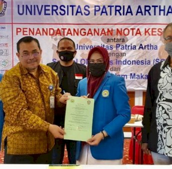 UIM Lakukan MoU Dengan Universitas Patria Artha dan SOina Indonesia