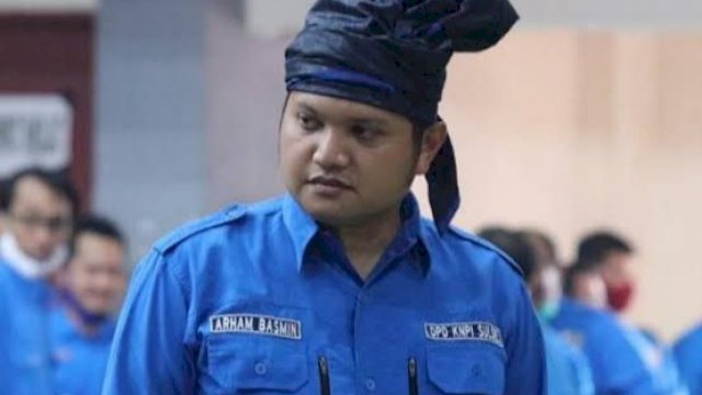 Ketua DPD KNPI Sulsel, Arham Basmin Mattayang. (foto: linisiar)