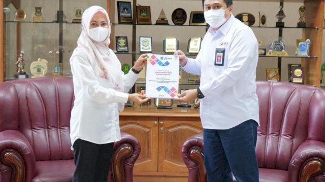 Bupati Luwu Utara Indah Putri Indriani, Terima Hasil Kajian Penataan Kelembagaan PD dari LAN Makassar, Senin (21/12/2020).