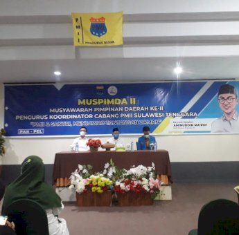Hadiri Muspimda PMII Sultra, Stafsus Presiden RI Aminudin Ma’ruf Himbau Kader PMII Kawal Transformasi Peradaban Indonesia