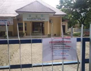 Cegah Covid-19, Kantor Samsat Sinjai Tutup Sehari