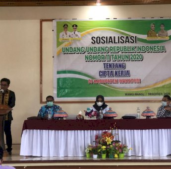 Sosialisasi UU Cipta Kerja di Wakatobi, Ini Harapan Gubernur Sultra