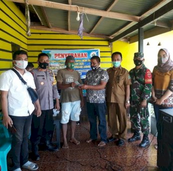 Babinsa Koramil 03/ Lambuya Konawe Laksanakan Pendampingan Penyaluran BLT DD