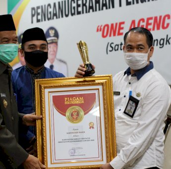 Pemkab Paser Raih Penghargaan IGA 2020 Dari Kemendagri, Wabup Kaharuddin: Jadikan Acuan Untuk Terus Berinovasi