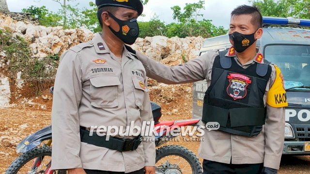 Kunjungan dan Pengecekan Pos Pam di Buton Tengah, Kapolres Baubau Temui &ldquo;Polisi Pejuang Signal&rdquo;