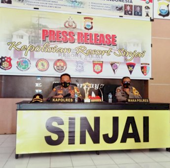 Kapolres Sinjai Beberkan Capaian Penanganan Kasus Selama 2020