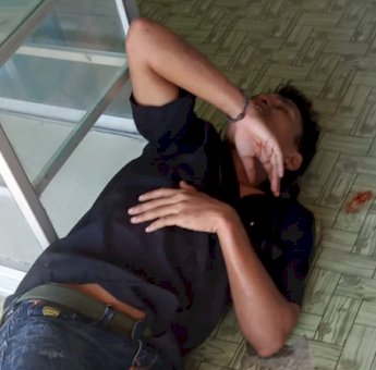 Aksi Demonstrasi Tolak Musprov KADIN Sultra Dibubarkan Polisi