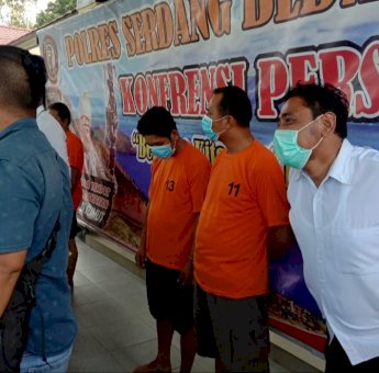 Polres Serdang Bedagai Berhasil Amankan Dua Pelaku Judi Togel Online