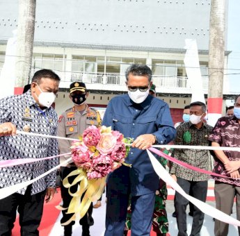Gubernur Sulsel Resmikan RTH Wage dan Grounbreaking Perpustakaan Bone