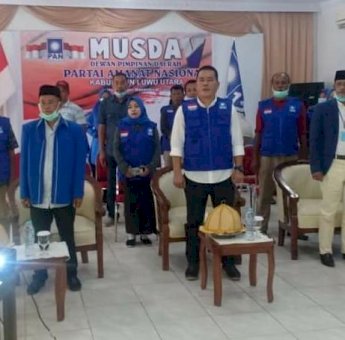 Aklamasi, Karemuddin Kembali Pimpin DPD PAN Lutra Untuk Ketiga Kalinya