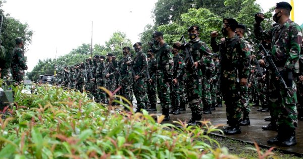 Kodam Hasanuddin Kirim Pasukan Pengamanan dan Bantuan Sosial Pasca Gempa Mamuju