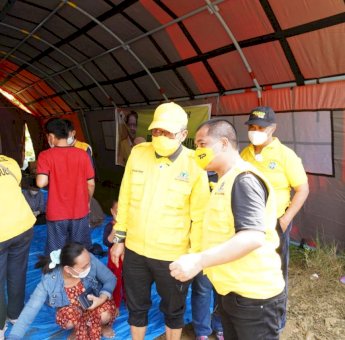 Kunjungi Lokasi Gempa, Taufan Pawe: Dapur Umum Golkar Bisa Penuhi Makan Seribu Orang