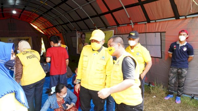 Kunjungi Lokasi Gempa, Taufan Pawe: Dapur Umum Golkar Bisa Penuhi Makan Seribu Orang