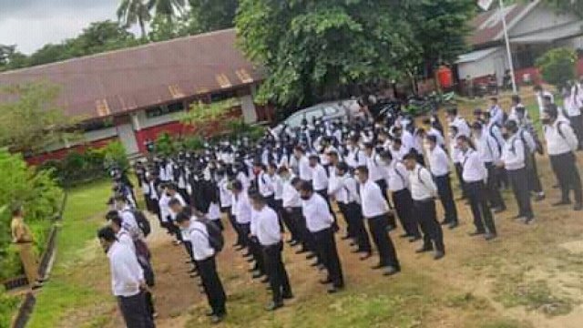 CPNS Buteng yang sedang mengikuti masa orientasi. Foto: istimewa