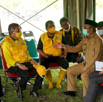 Gubernur Sulbar: Terimah Kasih Pak Airlangga dan Pak Taufan Pawe