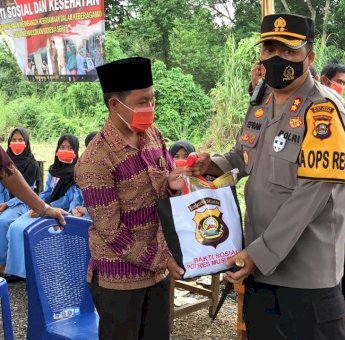 Kapolres Musi Rawas Gelar Baksos Pemeriksaan Kesehatan Warga