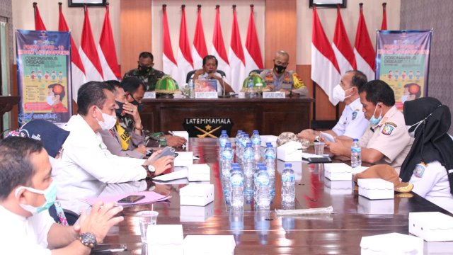 Rakor Pendisiplinan Protkes, Begini Penjelasan Bupati Soppeng Andi Kaswadi