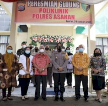 Bupati H. Surya Resmikan Poliklinik Polres Asahan