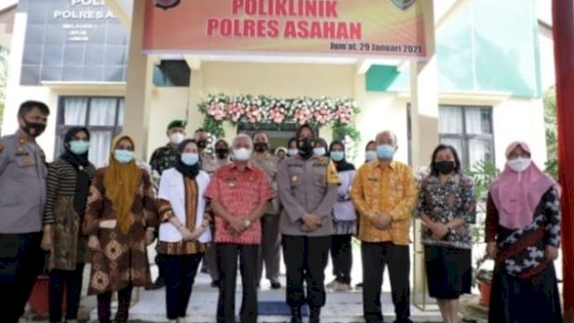Bupati H. Surya Resmikan Poliklinik Polres Asahan
