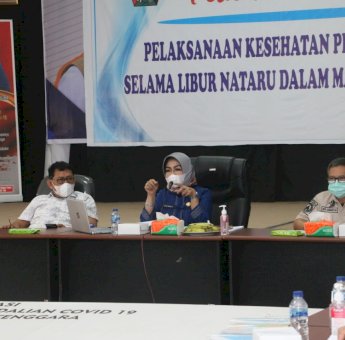 Pimpin Rapat Evaluasi Satgas, Sekda Sultra Minta Kerjasama Semua Pihak dalam Penanganan Covid-19