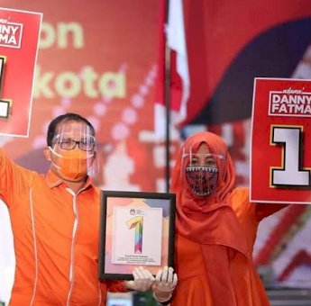 23 Januari 2021 KPU Makassar Tetapkan Danny-Fatma Calon Terlilih
