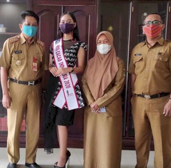 Temui Kadis Pariwisata Palopo, Miss Cacao Indonesia Lakukan Ini