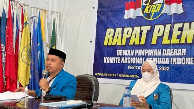 Rapat Pleno DPD KNPI Sulsel, Tunjuk Pelaksana Tugas di Tiga Daerah