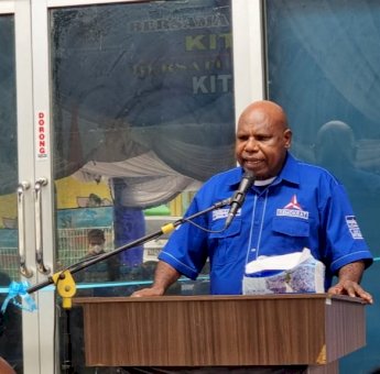 UGW Resmikan Sekretariat Demokrat Papua untuk Panitia Musda-Muscab