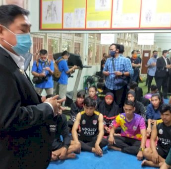 Ketua Satgas XX-2021 Abdul Hayat Motivasi Atlet PON Sulsel