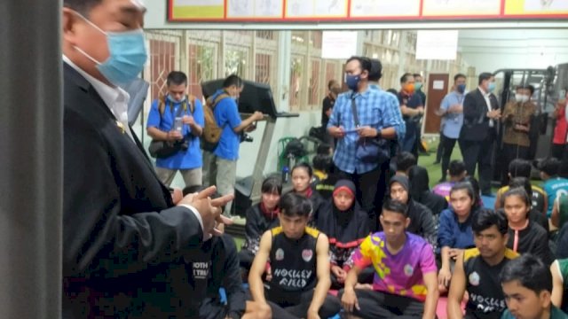 Ketua Satgas XX-2021 Abdul Hayat Motivasi Atlet PON Sulsel